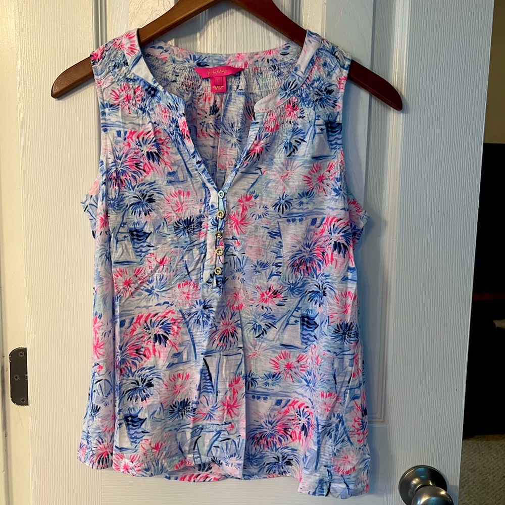 Lilly Pulitzer Essie Tank Sea to Shining Sea